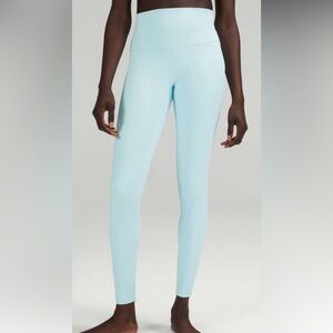 Lululemon align leggings size 8 double lined blue